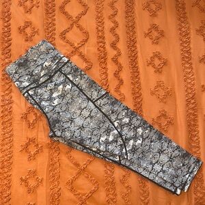 Snakeskin Print Leggings